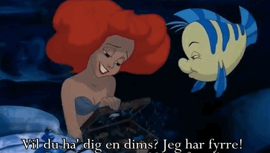 So now you can hear what Ariel sounds like in Danish.