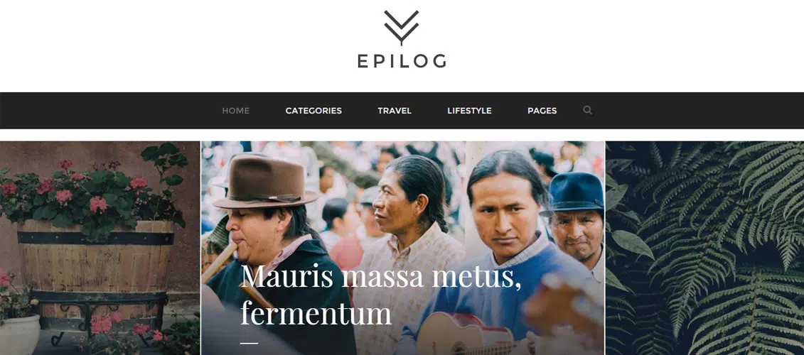 Epilog--Personal HTML Website Templates