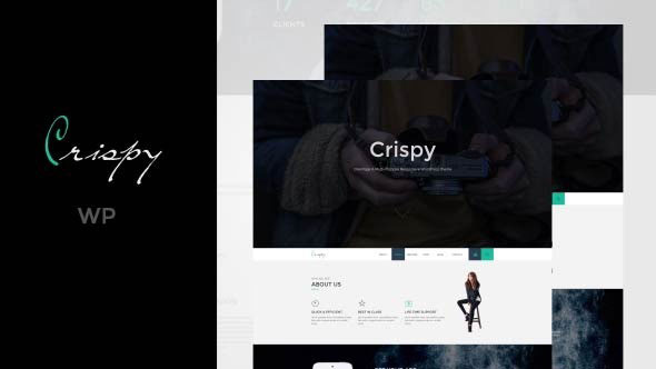 Download- Crispy – One & Multi Page WP – Free Download