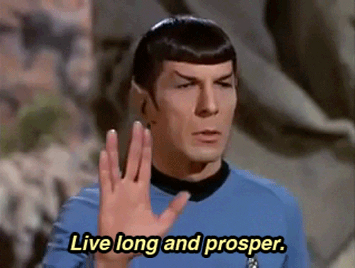 star trek spock leonard nimoy live long and prosper