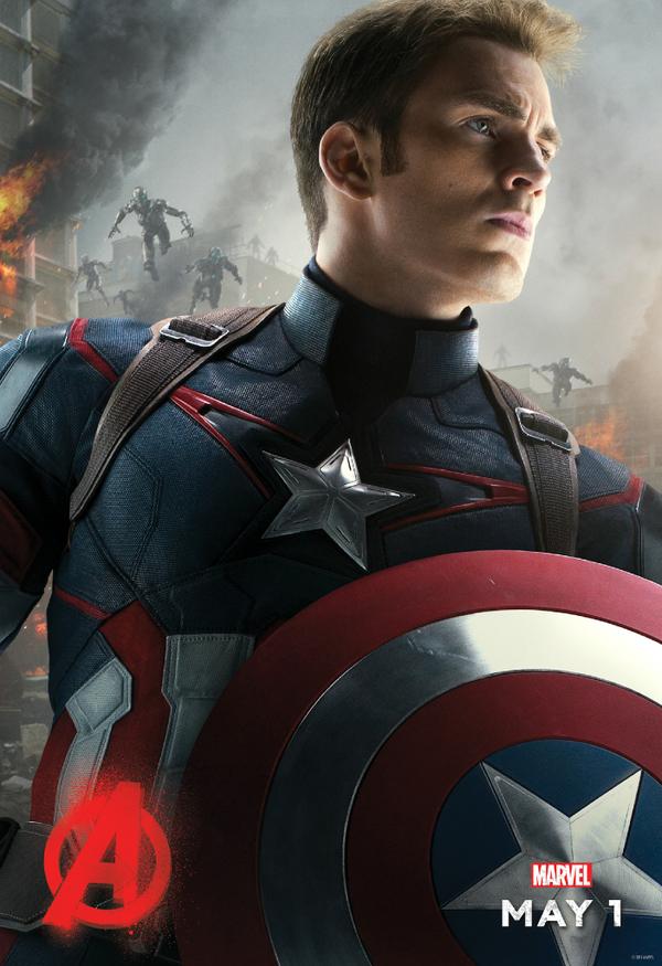 Avengers: Age of Ultron Captain America Poster