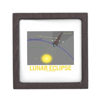 Lunar Eclipse (Astronomy Attitude) Premium Keepsake Box