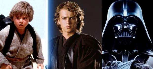 Anakin Skywalker (niño, joven y Darth Vader)