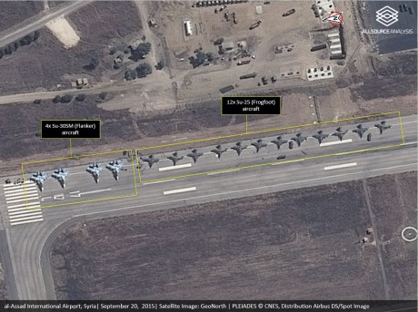 Russian Aircraft at al Assad Intl Airport_20September2015_AllSource Analysis