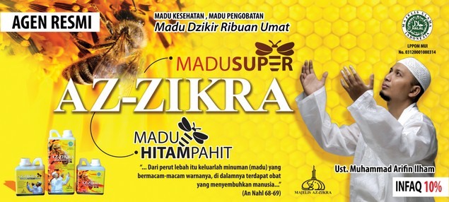 Madu Az-Zikra Ustadz Arifin Ilham Untuk Kesembuhan Berbagai Penyakit