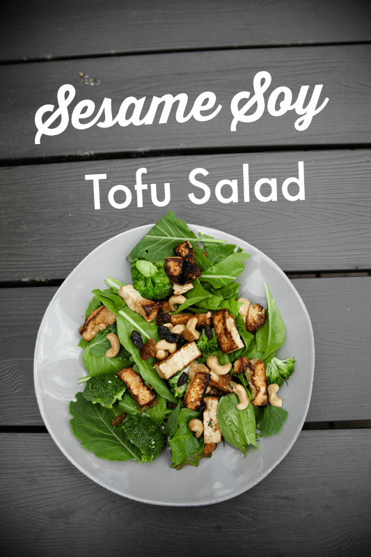 Sesame Soy Tofu Salad