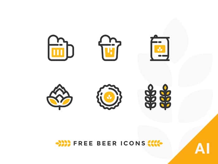 6-outline-beer-icons