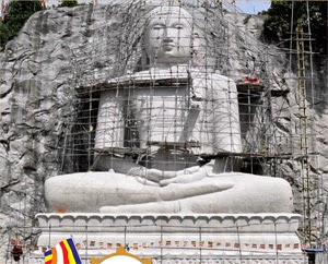 Opening ceremony of world's largest Buddha statue opens today in Kurunegala