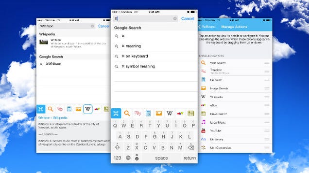 ReBoard Adds App Shortcuts to Your iPhone's Keyboard