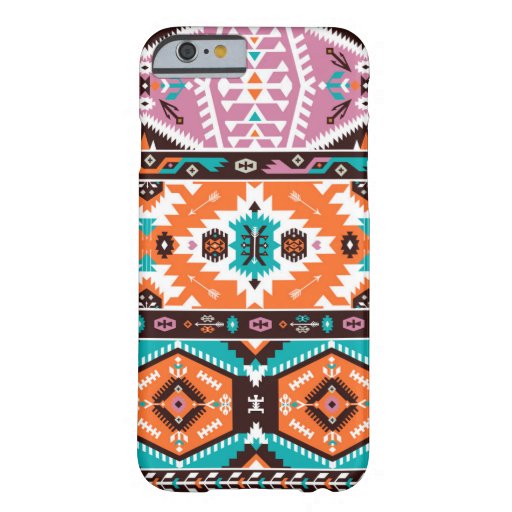 Seamless colorful orient pattern barely there iPhone 6 case
