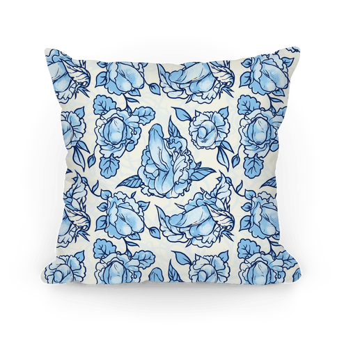 This beautiful floral throw pillow for your couch.