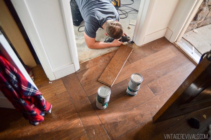 Cutting a new groove in hardwood flooring-1