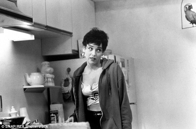 Crime drama: Sharon Stone is shown in a still from the 1991 movie Diary Of A Hitman in which Montgomery was an associate producer