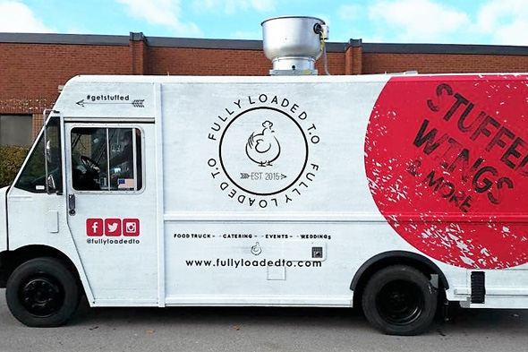 fully loaded food truck