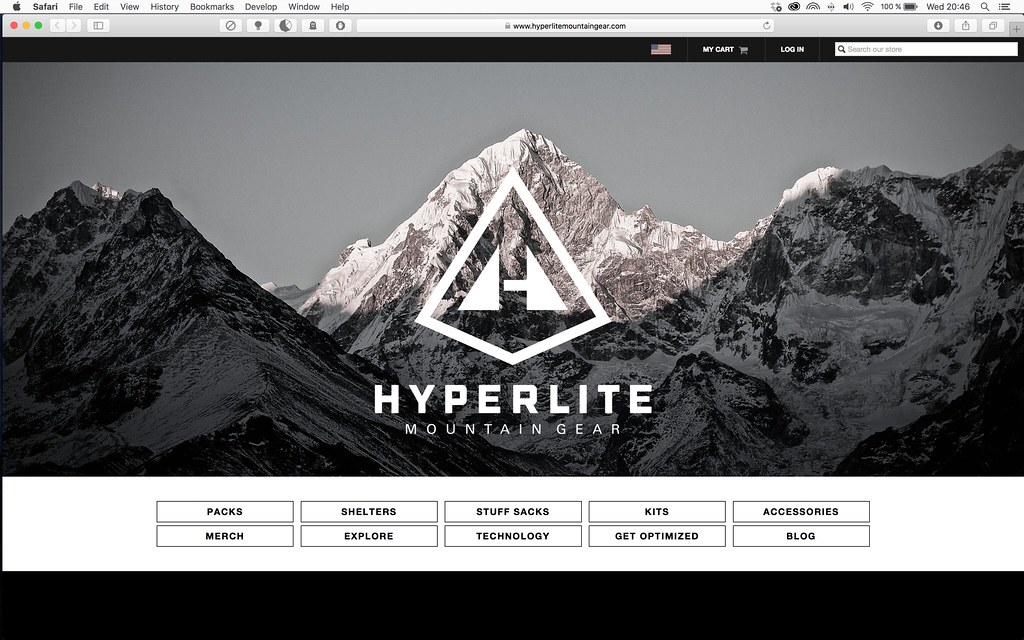 New Hyperlite Mountain Gear Website