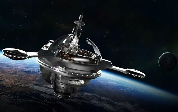 SG.Entrada-59 : Futuristic Space Station by Shwetank Pandey