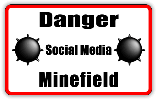 social media minefield