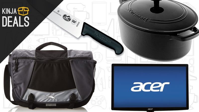 Saturday's Best Deals: Cast Iron Cookware, $60 Monitor, 4K TVs, and More