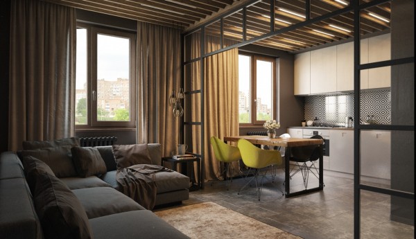 Measuring in at 65 square meters, this apartment may be small on footprint but large in style.