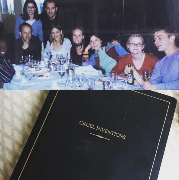 Sarah Michelle Gellar posted this photo of her and her fellow Cruel Intentions co-stars enjoying dinner in honor of reprising her role as HBIC Kathryn Merteuil in the TV reboot.
