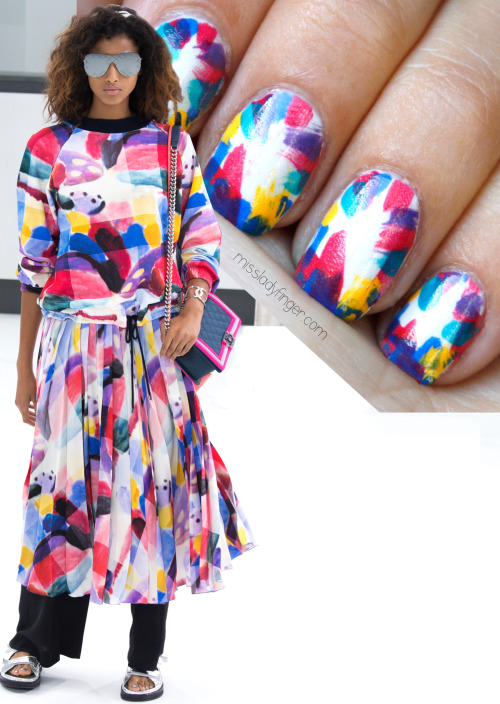 CHANEL abstract Ladyfingers FTW! Click through to see...