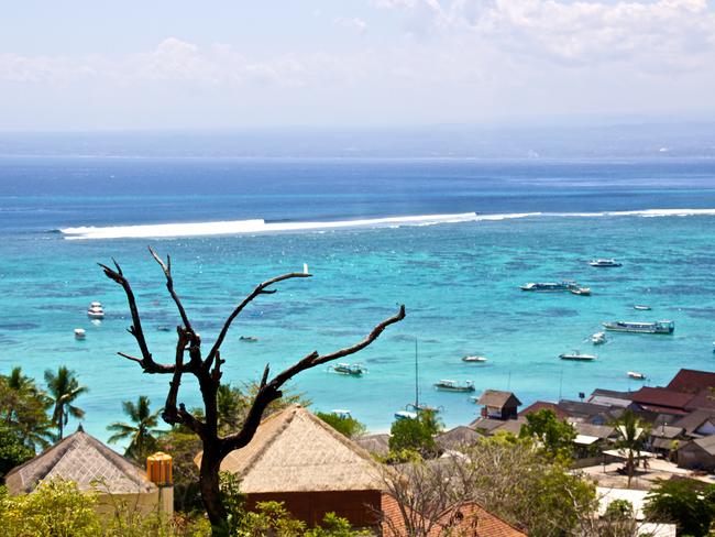 The stunning Nusa Lembongan. Picture: Aussie