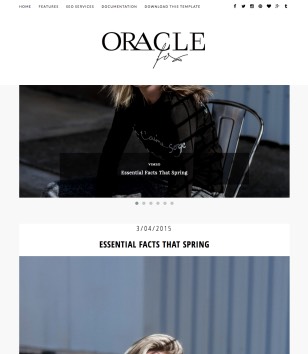 Oracle Blogger Templates
