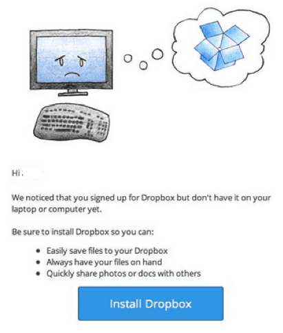 Dropbox email 