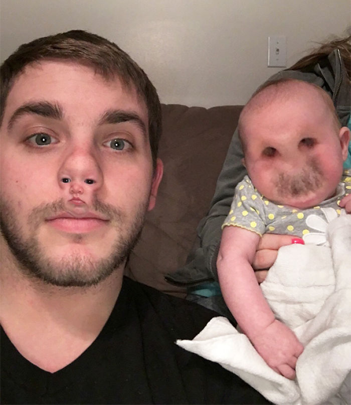 Tried To Do A Face Swap With My Infant Daughter