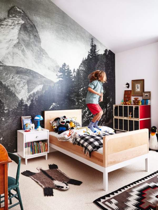 Decorar paredes de un dormitorio infantil con fotomurales