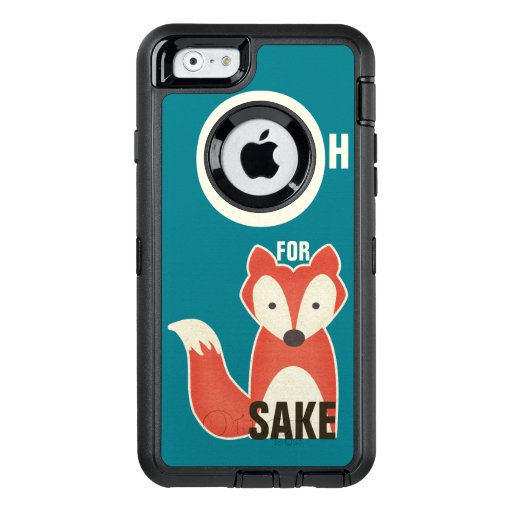 Oh For Fox Sake Blue OtterBox iPhone 6/6s Case