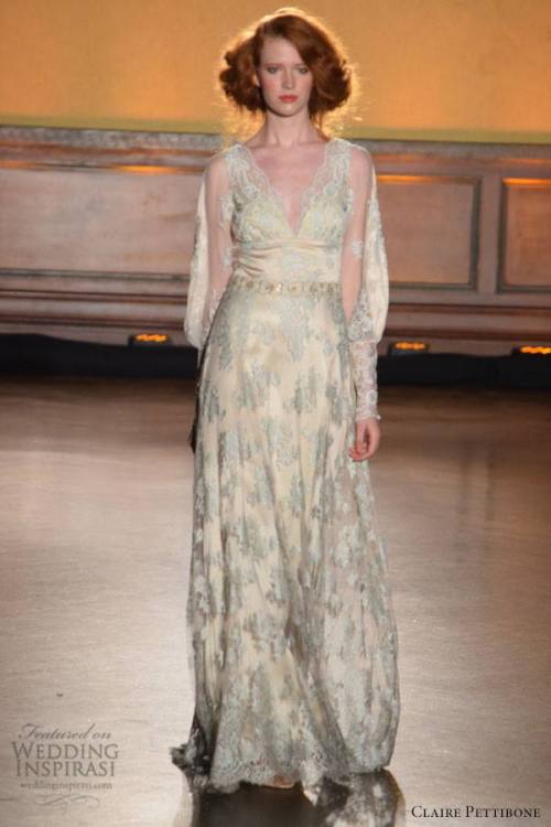 New York Bridal Fashion Week Fall 2015Claire Pettibone Wedding...