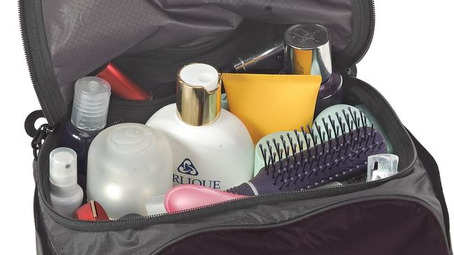 Toiletries are considered a more important travel accessory than insurance. Picture: Supplied.