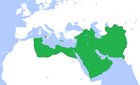 Abbasid Caliphate at its greatest extent, c. 850. [1,024 × 624]