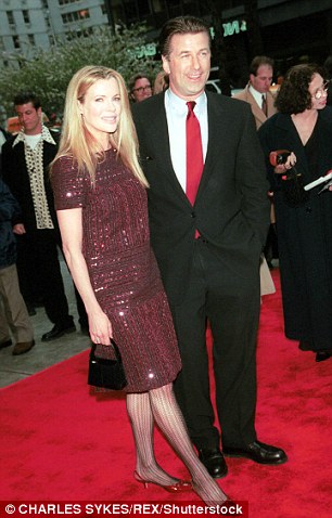 Third time's a charm? If Basinger did marry Stone, it would have been her third marriage following divorces from Oscar nominee Alec Baldwin and make-up artist Ron Snyder-Britton (pictured in 2000 and 1985)