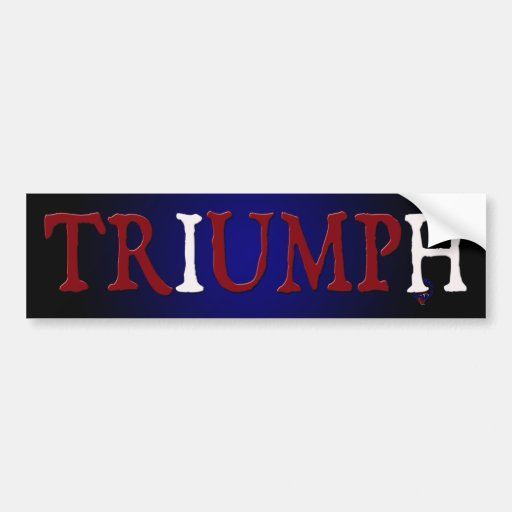 Triumph Bumper Sticker