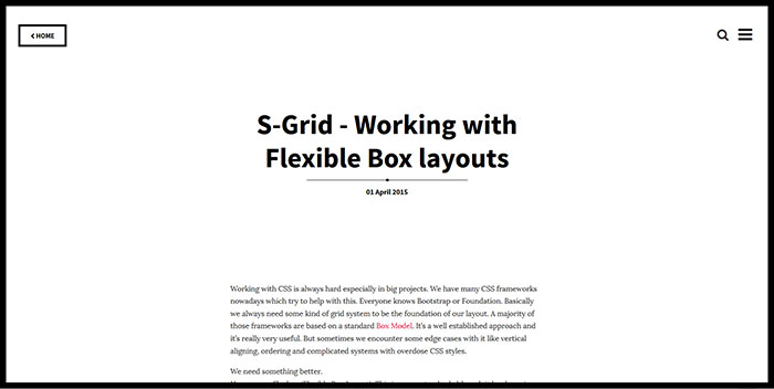 S-Grid - Working with Flexible Box layouts