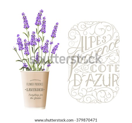 Lavender sign label