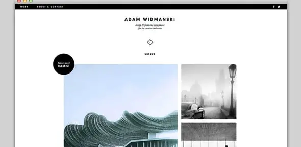 Webdesign-Grid-based-minimal-portfolio-website