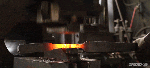 Video: Shattering and then reforging the sword from Lord of the Rings