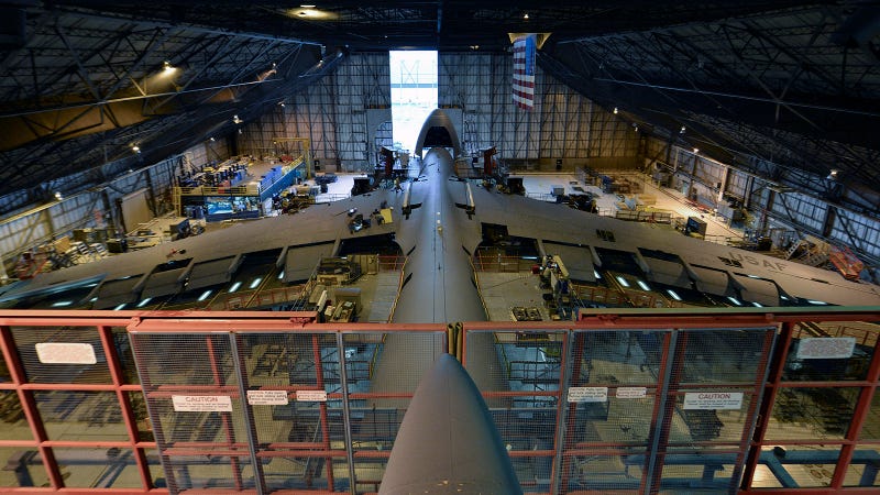 This Is How the Largest U.S. Military Airplane Gets Stripped Down