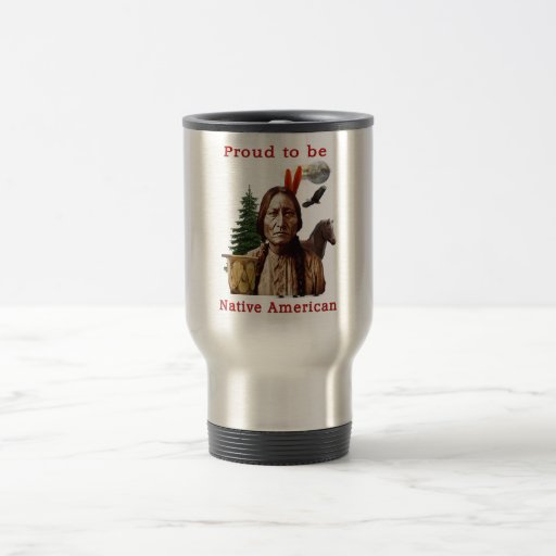 proud native american travel mug