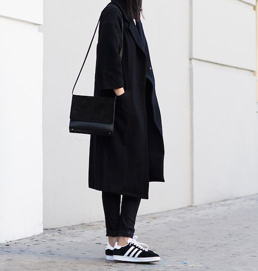 Le Fashion Blog 25 Ways To Wear Adidas Sneakers Black On Black And White Stripes Coat Jeans Via Andy Heart photo Le-Fashion-Blog-25-Ways-To-Wear-Adidas-Sneakers-Black-On-Black-And-White-Stripes-Coat-Jeans-Via-Andy-Heart.jpg
