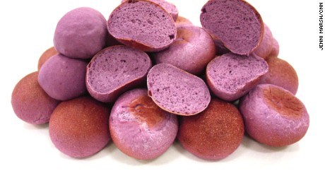 Purple bread.