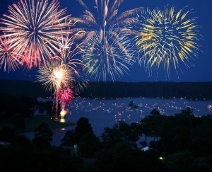 Luminary Lake Fireworks