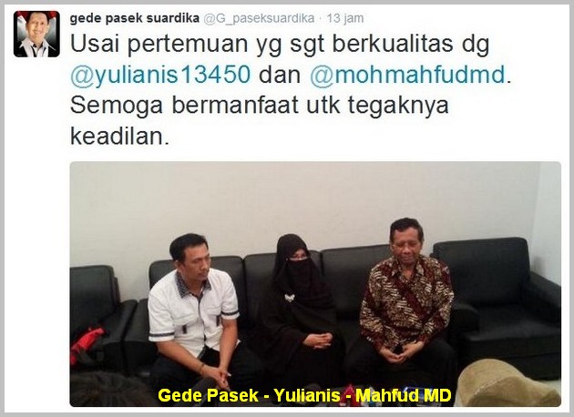 Pertemuan Mahfud MD-Yulianis-Gede Pasek Ungkap "Bobroknya" Oknum KPK