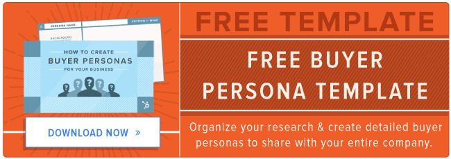 download our free buyer persona template