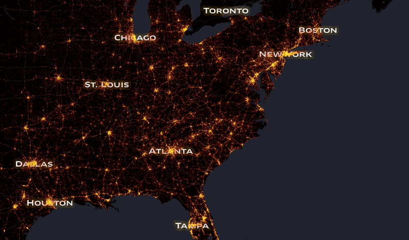 This Data Scientist Made a Map of Every Single US Traffic Death In the Last Decade 