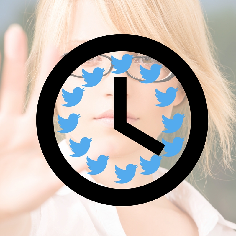Stop the twitter clock