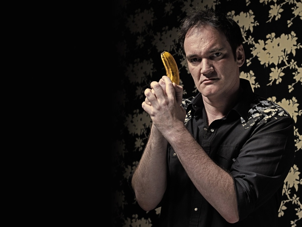 Quentin Tarantino with Banana